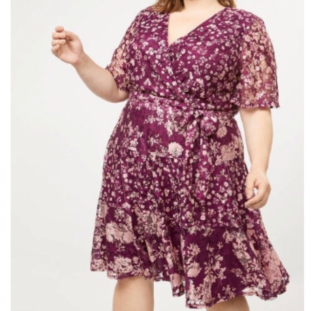 Lane Bryant floral dress size 24